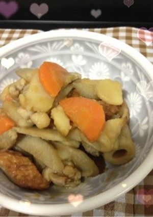 簡単じゃがトロ☆鶏ごぼう煮-レシピのメイン写真
