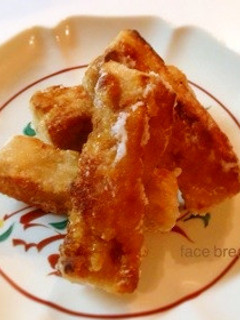 3分で⁈残った高野豆腐で香ばしい唐揚げ♪-レシピのメイン写真