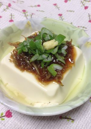 甘味噌ジャコの温奴-レシピのメイン写真