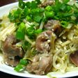 砂肝ともやしの炒め物