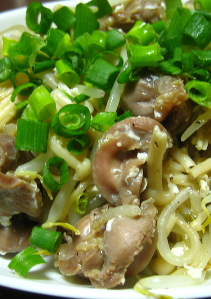砂肝ともやしの炒め物-レシピのメイン写真