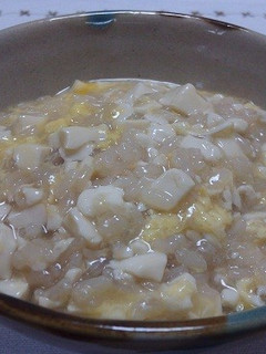 風邪の時に・豆腐入りおじや-レシピのメイン写真
