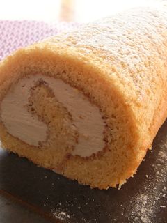 黒糖豆腐クリームのきなこロールケーキ-レシピのメイン写真