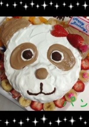 パンダ♡キャラケーキ♪-レシピのメイン写真