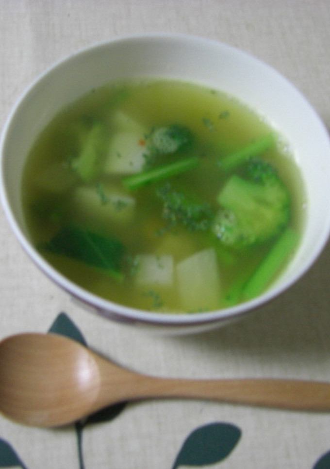 11月の旬野菜のコンソメスープ・みんと風-レシピのメイン写真