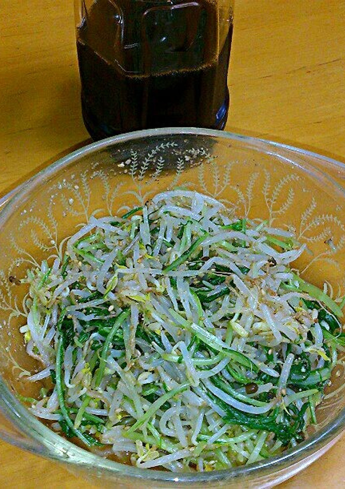 ずぼらもやしの胡麻和え-レシピのメイン写真