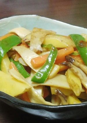 彩り野菜のオイマヨ炒め-レシピのメイン写真