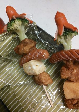 簡単お手軽食べやすい楽々串弁当♬-レシピのメイン写真
