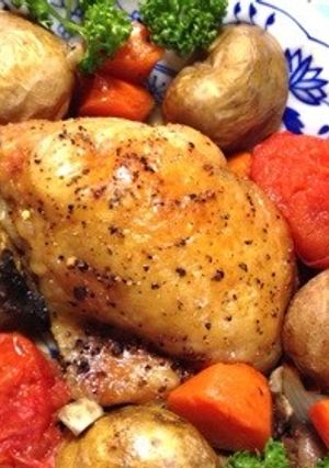 クリスマスディナー☆簡単ローストチキン-レシピのメイン写真