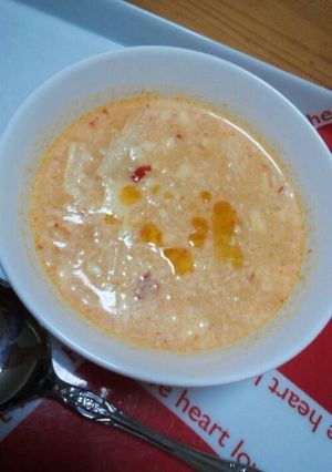 豆腐とエノキの甘辛soup-レシピのメイン写真