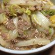 白菜&ミンチ→あんかけ風