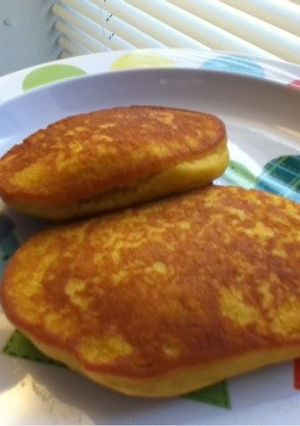 カボチャのホットケーキ(小麦・卵不使用)-レシピのメイン写真