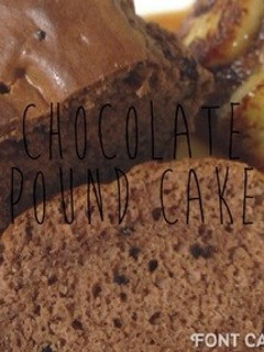 簡単!チョコレートアイスでパウンドケーキ-レシピのメイン写真