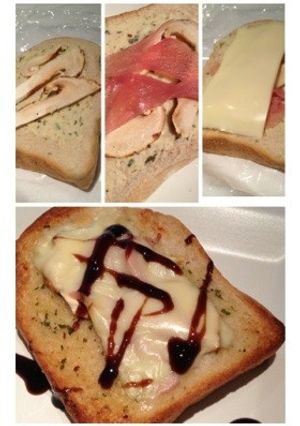 松茸と生ハムのチーズトースト♪-レシピのメイン写真