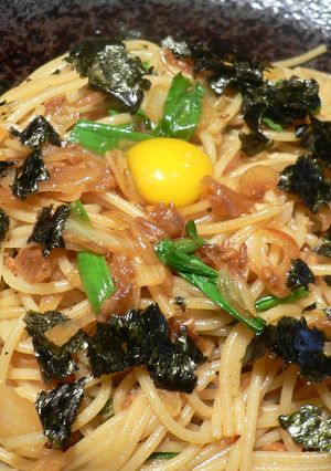 しょうゆ麹スパゲティ-レシピのメイン写真
