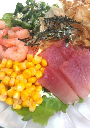 うどん屋さん再現♥簡単サラダうどん-レシピのメイン写真
