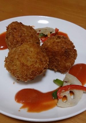 ほっこり☆里芋コロッケ(*^^*)-レシピのメイン写真