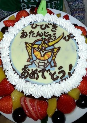 キャラチョコケーキ☆ガイム☆-レシピのメイン写真