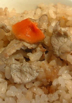 コク旨☆豚肉の炊き込みご飯-レシピのメイン写真