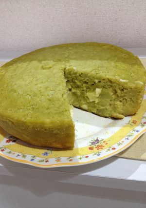 炊飯器で作る★青汁ヨーグルトチーズケーキ-レシピのメイン写真