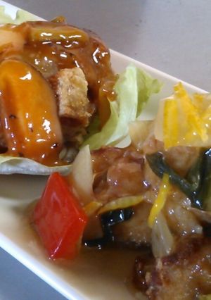 唐揚げ2種類のあんかけピリ辛とゆず-レシピのメイン写真