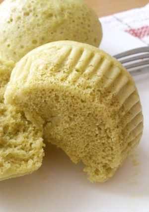 [抹茶ミルク使用] 抹茶蒸しパン-レシピのメイン写真