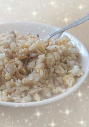 手抜きで１人前豚炒飯(•ө•)-レシピのメイン写真