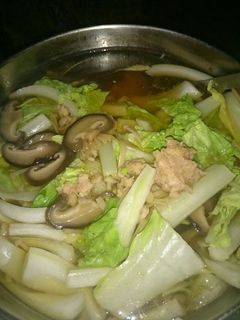 鶏団子鍋(もしくはスープ)-レシピのメイン写真