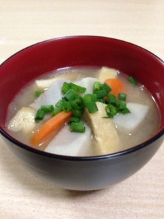 ☆ほくほく☆ えび芋の味噌汁-レシピのメイン写真