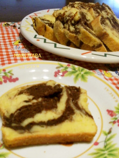 ココアマーブルさつま芋パウンドケーキ-レシピのメイン写真