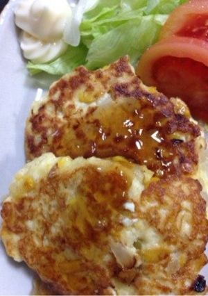 豆腐とコーンのハンバーグ-レシピのメイン写真