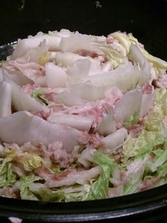 白菜と豚肉二種のミルフィーユ鍋-レシピのメイン写真