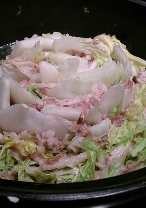 白菜と豚肉二種のミルフィーユ鍋-レシピのメイン写真
