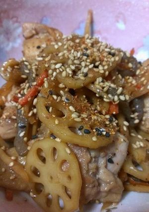 復活簡単男飯☆渾身の鶏きんぴら！-レシピのメイン写真