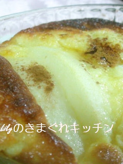 洋ナシのクラフティ-レシピのメイン写真