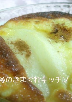 洋ナシのクラフティ-レシピのメイン写真