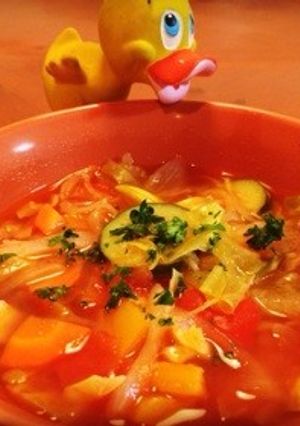 トマトと野菜のスープ♪-レシピのメイン写真
