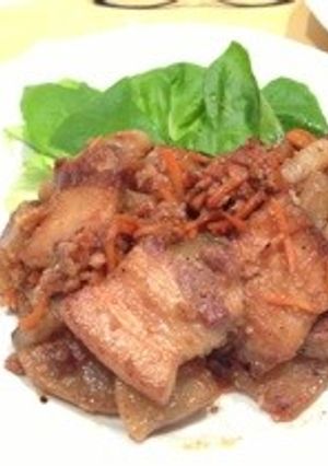 香ばしい☆豚バラと大根のゴマ味噌焼き-レシピのメイン写真