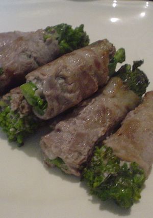 菜の花の豚肉巻き-レシピのメイン写真