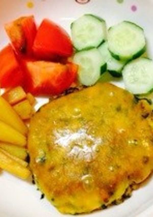 豆腐だけで満足ハンバーグ♡まろやかチーズ-レシピのメイン写真