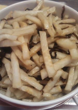 大根と塩こんぶのあえ物-レシピのメイン写真
