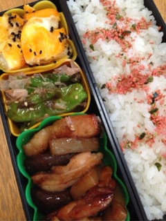 今日の簡単なお弁当-レシピのメイン写真