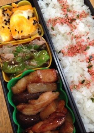 今日の簡単なお弁当-レシピのメイン写真