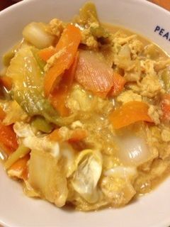 白菜の味噌卵とじ-レシピのメイン写真