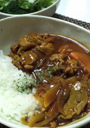 豚肉とデミソースでハヤシライス-レシピのメイン写真