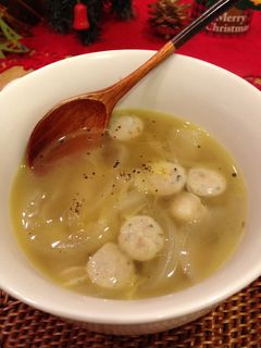 バターが決め手❤ 白菜のコンソメスープ-レシピのメイン写真