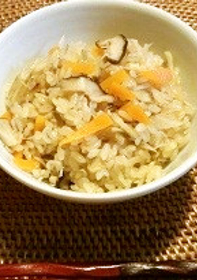 ちりめんじゃことごぼうの炊き込みご飯-レシピのメイン写真