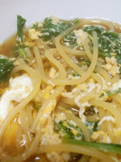 みぶ菜のパスタ-レシピのメイン写真