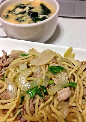 セロリの塩焼きそば-レシピのメイン写真
