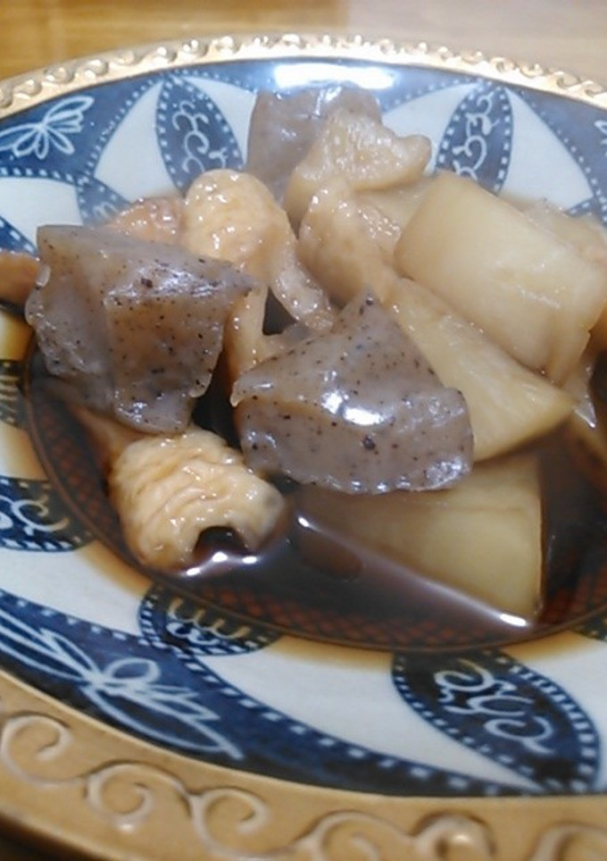大根とこんにゃくとちくわの煮物-レシピのメイン写真